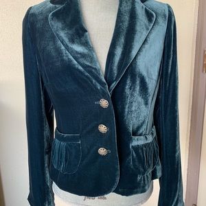 Banana Republic Velour Blazer
